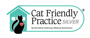 Cat Friendly Logo Silver